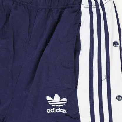 Adidas Originals Navy Blue Track Pants Medium Polyester Blend Vintage Style
