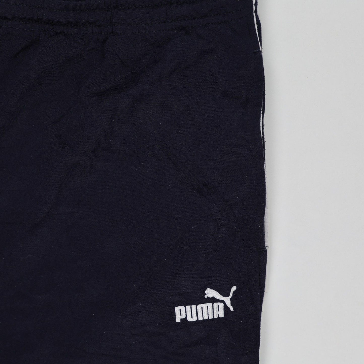 PUMA Navy Blue Track Pants XXL Cotton Blend Men's Trousers