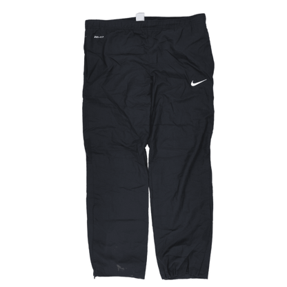 Nike Dri-FIT Black Track Pants Men's Size Medium 32 Inseam 100 Percent Polyester