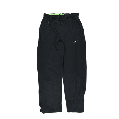 Nike Vintage Black Track Trousers Men's Medium Polyester 77 cm Inseam 84 cm Waist