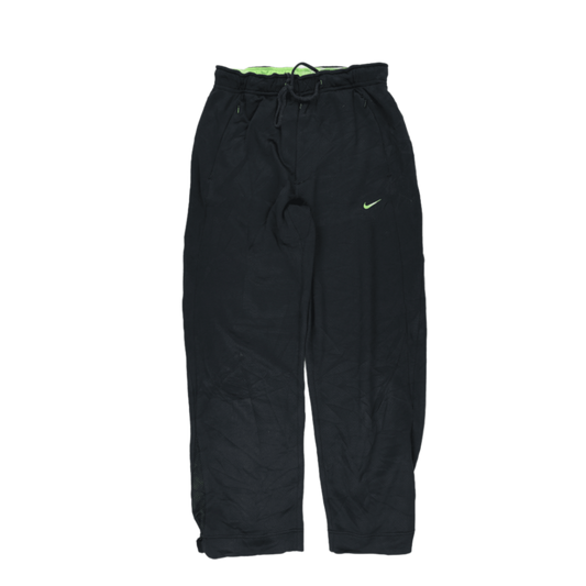 Nike Vintage Black Track Trousers Men's Medium Polyester 77 cm Inseam 84 cm Waist