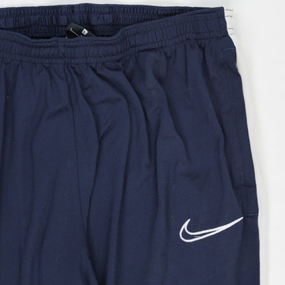 Nike Dri-FIT Navy Blue Track Pants Large Polyester for Men