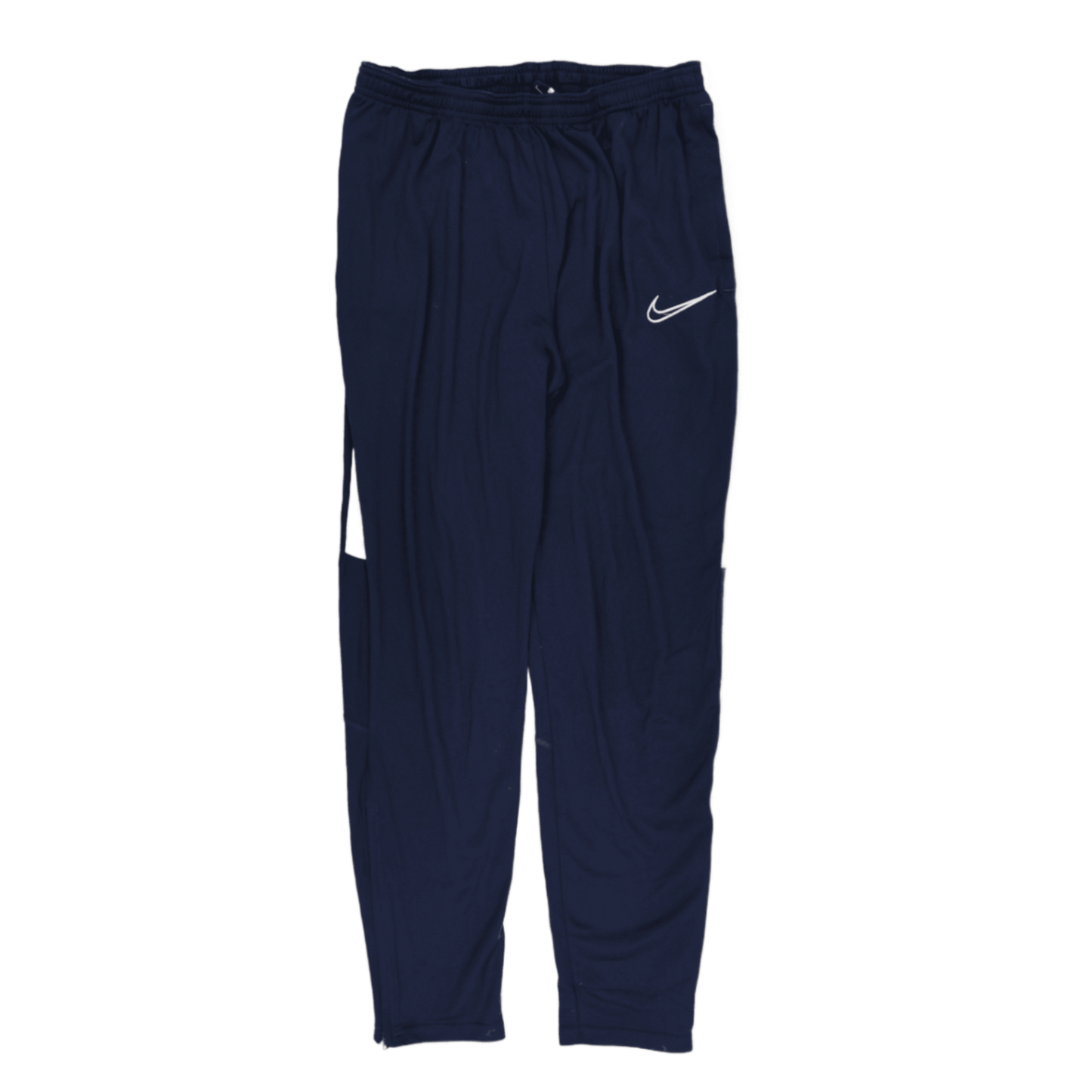 Nike Dri-FIT Navy Blue Track Pants Large Polyester for Men