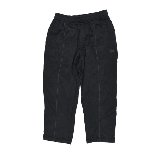 adidas Originals Black Track Trousers Large 42 Waist 76 Inseam Polyester Vintage