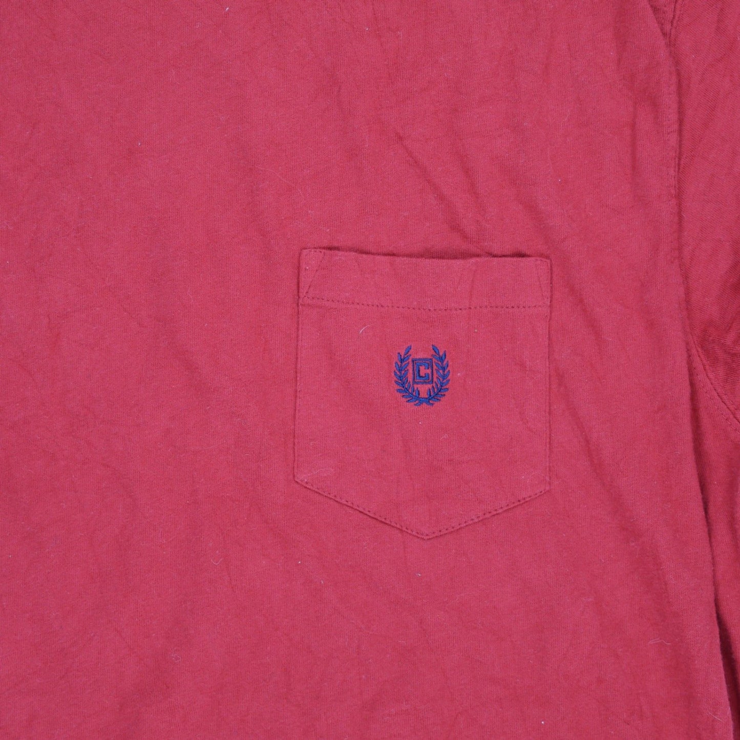 Chaps Men's Red Large Cotton Pocket T-Shirt Crew Neck