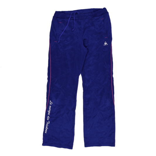 Le Coq Sportif Vintage Royal Blue Track Trousers Medium 78 cm Inseam Polyester