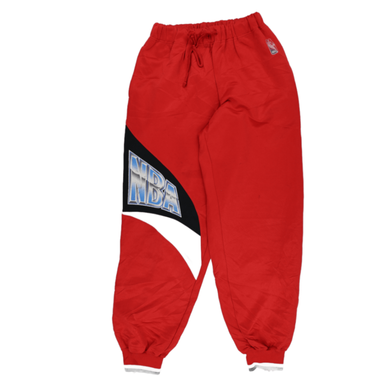 NBA Vintage Red Track Pants Unisex Large 79 cm Inseam Polyester Blend