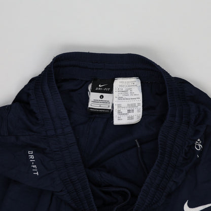 Nike Dri-Fit Navy Blue Polyester Track Trousers Size Small 75 cm Inseam 35 cm Waist