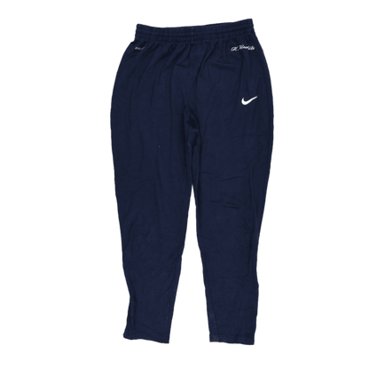 Nike Dri-Fit Navy Blue Polyester Track Trousers Size Small 75 cm Inseam 35 cm Waist