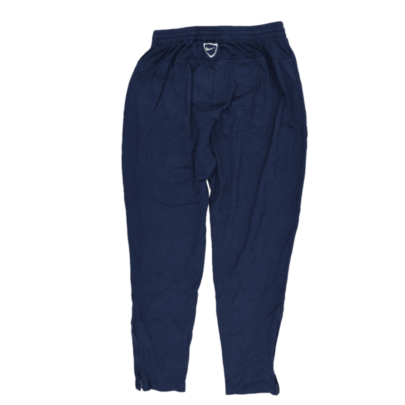 Nike Dri-Fit Navy Blue Polyester Track Trousers Size Small 75 cm Inseam 35 cm Waist