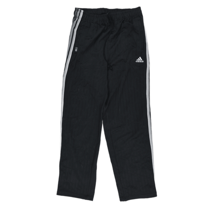 adidas Black Track Trousers Men Size Medium 31 Inch Inseam 32 Inch Waist Polyester