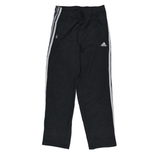 adidas Black Track Trousers Men Size Medium 31 Inch Inseam 32 Inch Waist Polyester