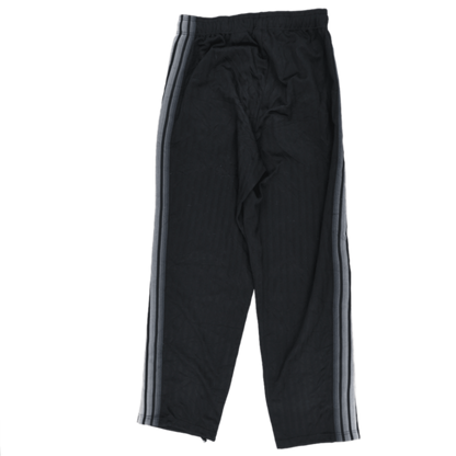 adidas Black Track Trousers Men Size Medium 31 Inch Inseam 32 Inch Waist Polyester