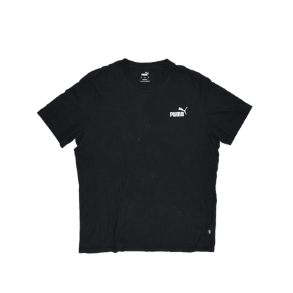PUMA Black XL Cotton T-Shirt for Men Casual Crew Neck
