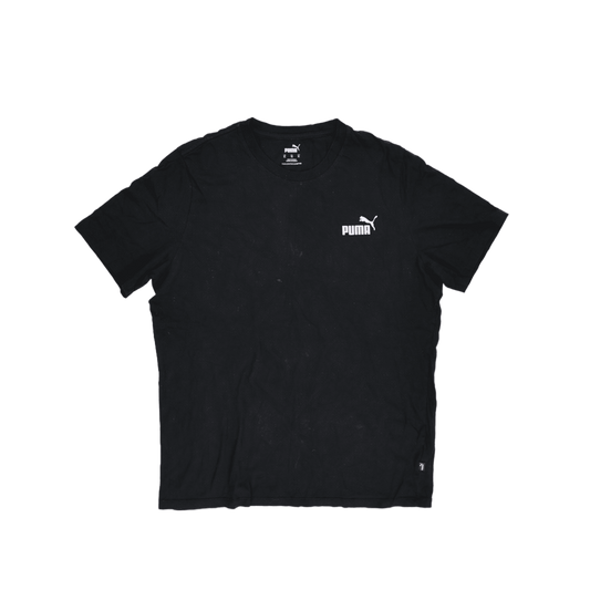 PUMA Black XL Cotton T-Shirt for Men Casual Crew Neck