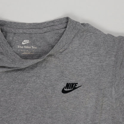Nike Grey Cotton Crew Neck T-Shirt Size Medium for Men