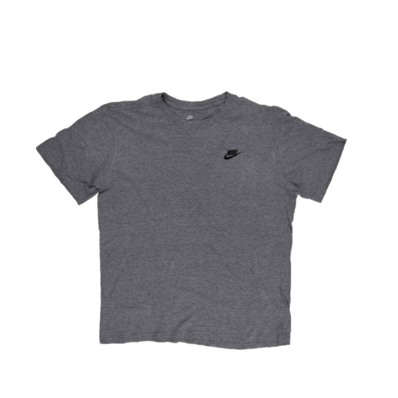 Nike Grey Cotton Crew Neck T-Shirt Size Medium for Men