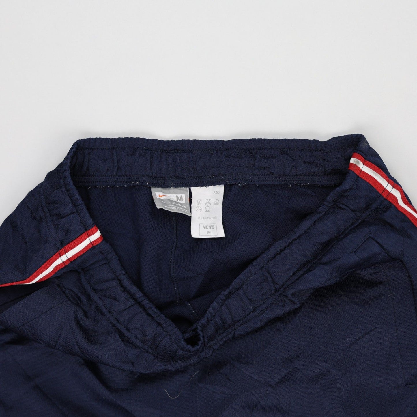 Nike Vintage Navy Track Pants Men's Medium 75cm Inseam Polyester
