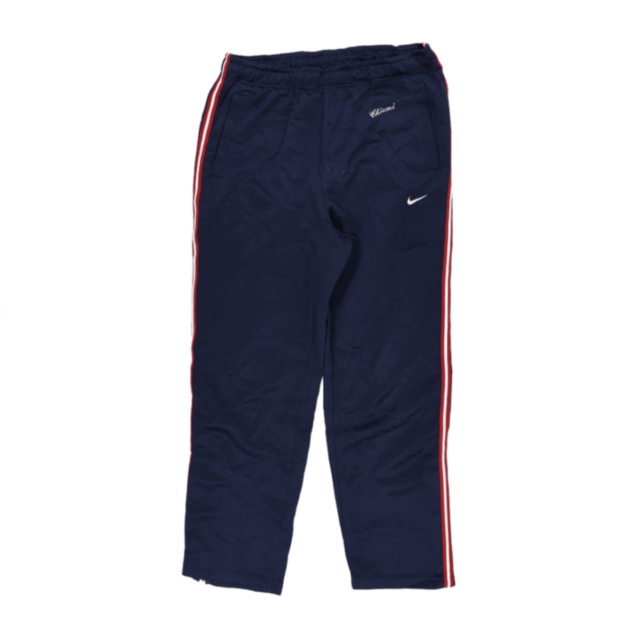 Nike Vintage Navy Track Pants Men's Medium 75cm Inseam Polyester