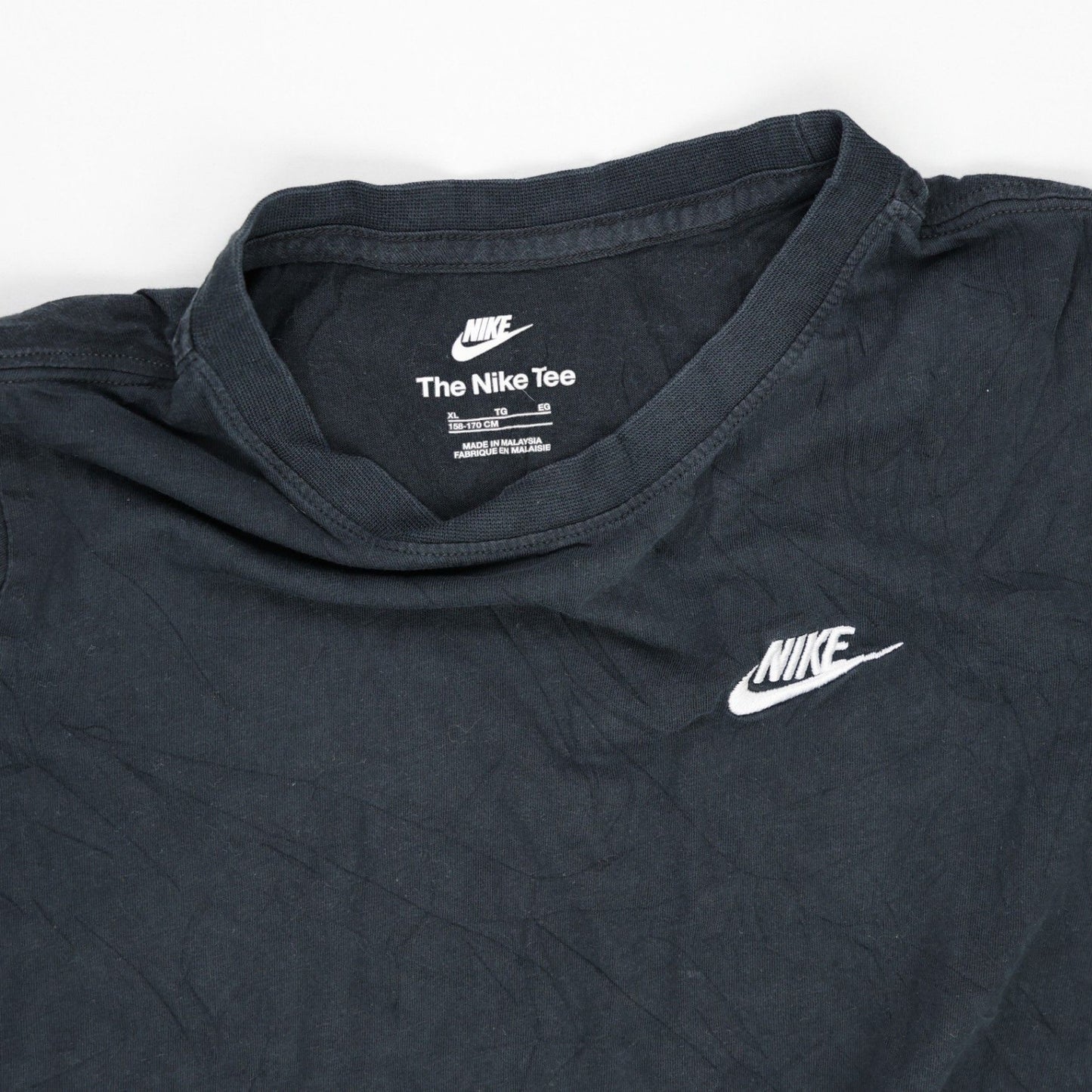Nike Black Cotton Classic Tee XL Men's T-Shirt Crewneck