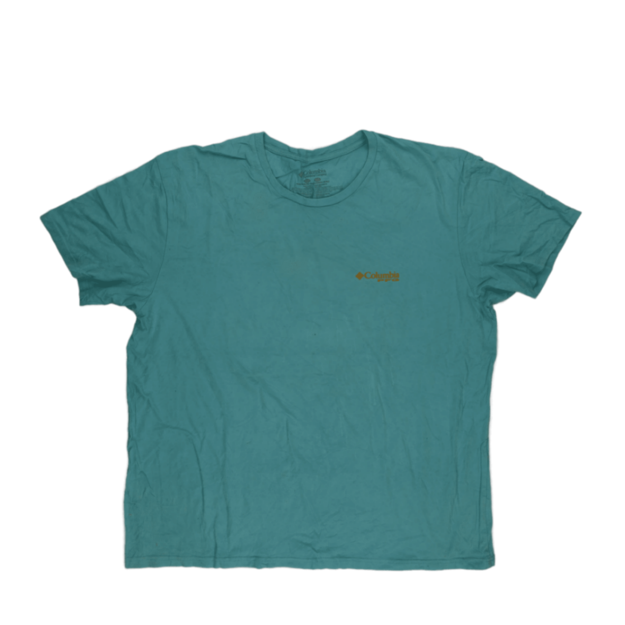 Columbia PFG Outdoor T-Shirt Teal XXL Cotton Crew Neck