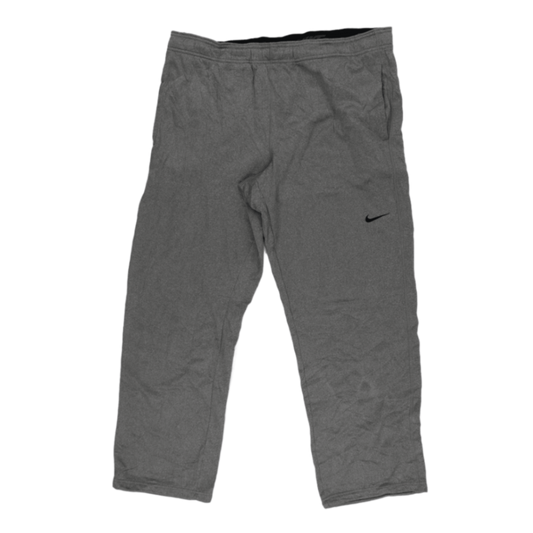 Nike Therma-Fit Grey Sweatpants Large Polyester Cotton Blend