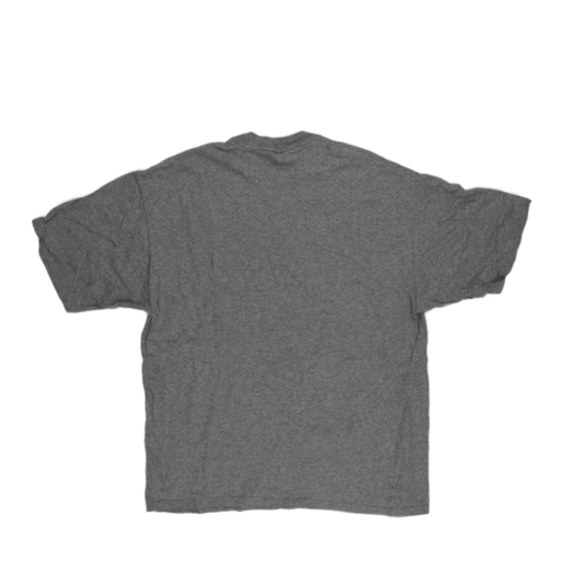 Champion Grey Oversized T-Shirt XL Cotton Crewneck for Men