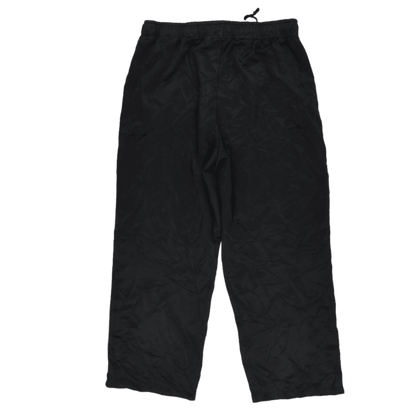 Fila Black Track Pants Large 76 cm Inseam 38 cm Waist Polyester Mens Clothing