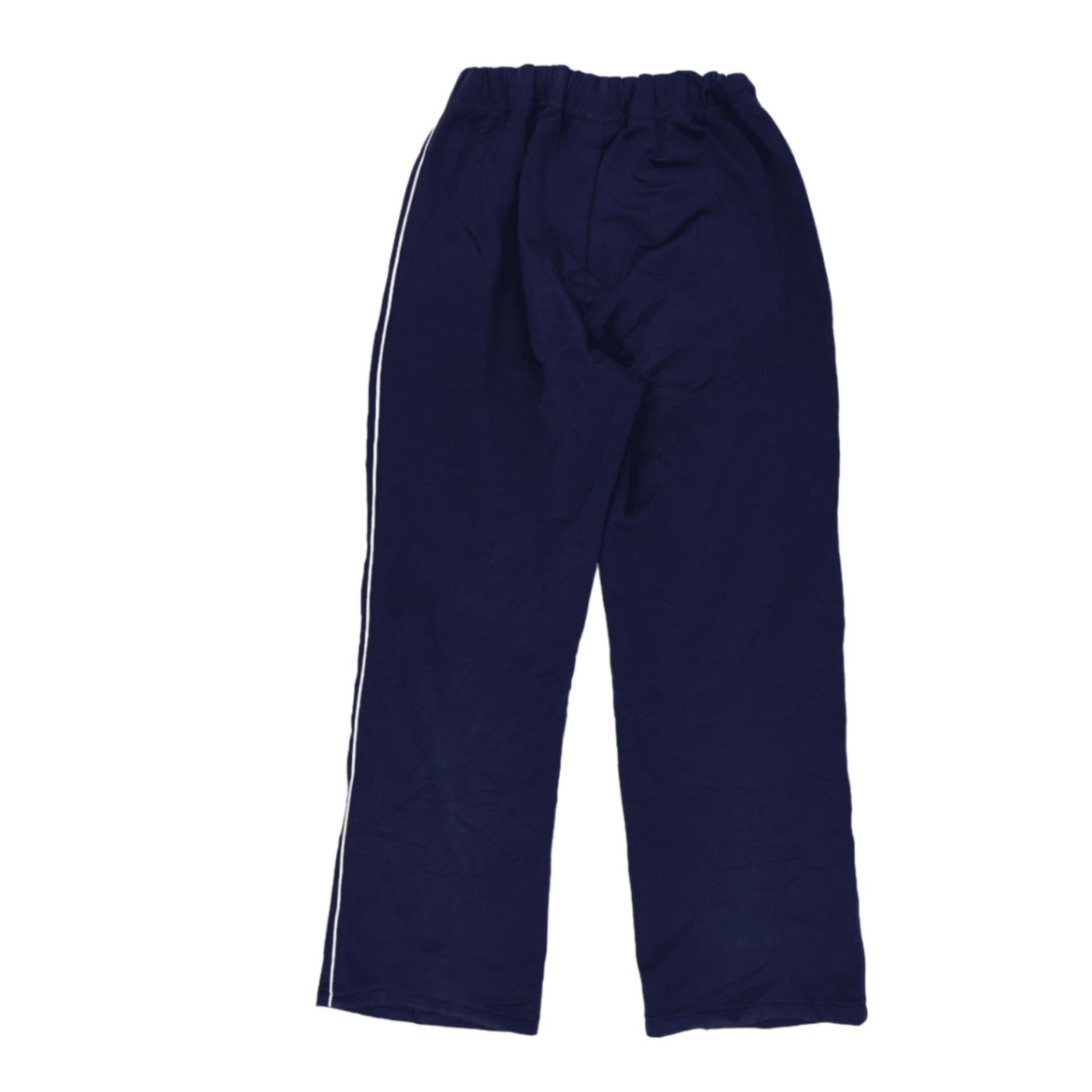 Russell Athletic Navy Blue Track Trousers Large Polyester Cotton Blend
