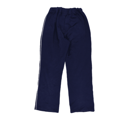 Russell Athletic Navy Blue Track Trousers Large Polyester Cotton Blend