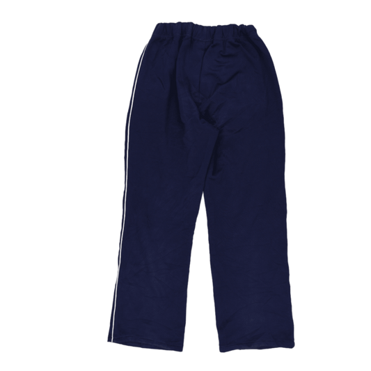 Russell Athletic Navy Blue Track Trousers Large Polyester Cotton Blend