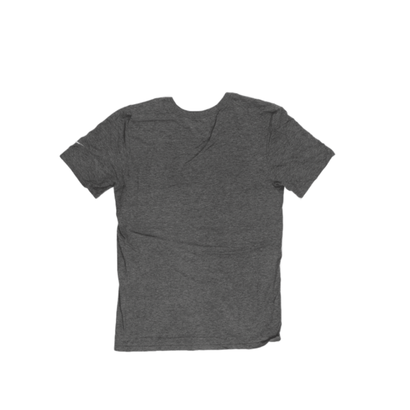 Nike Athletics Grey Cotton Athletic T-Shirt Unisex Size Small
