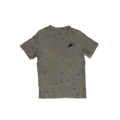 Nike Tie Dye Cotton T-Shirt Pastel Multi Small Vintage Streetwear Crew Neck