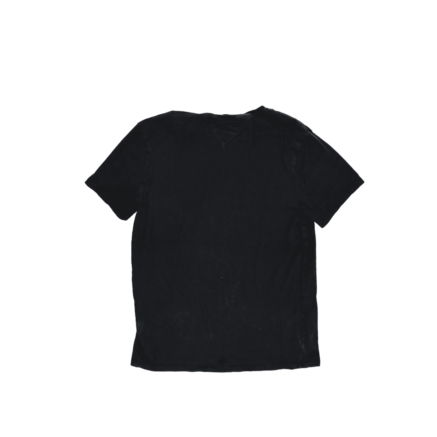 Tommy Hilfiger Slim Fit Black T-Shirt for Men Size Medium Cotton Crew Neck