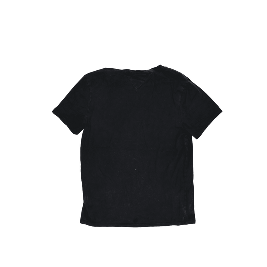 Tommy Hilfiger Slim Fit Black T-Shirt for Men Size Medium Cotton Crew Neck