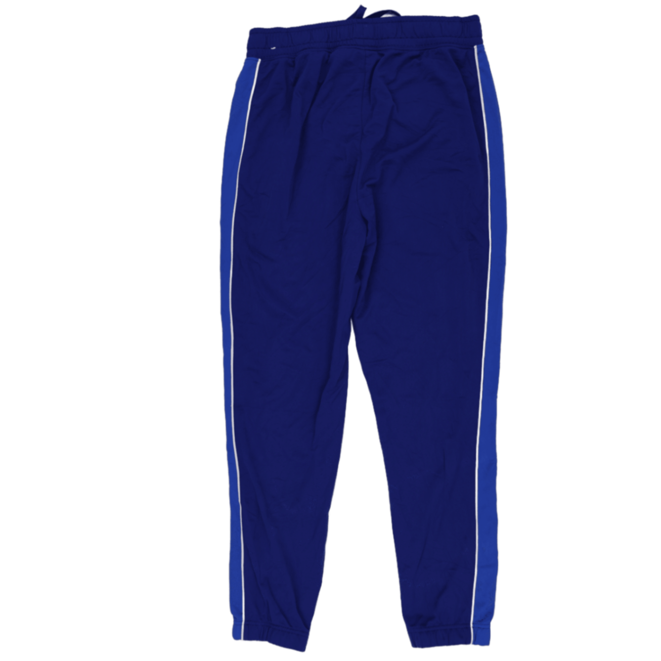 Nike Royal Blue Track Pants Large Polyester 77 cm Inseam 42 cm Waist