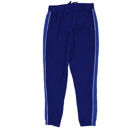 Nike Royal Blue Track Pants Large Polyester 77 cm Inseam 42 cm Waist