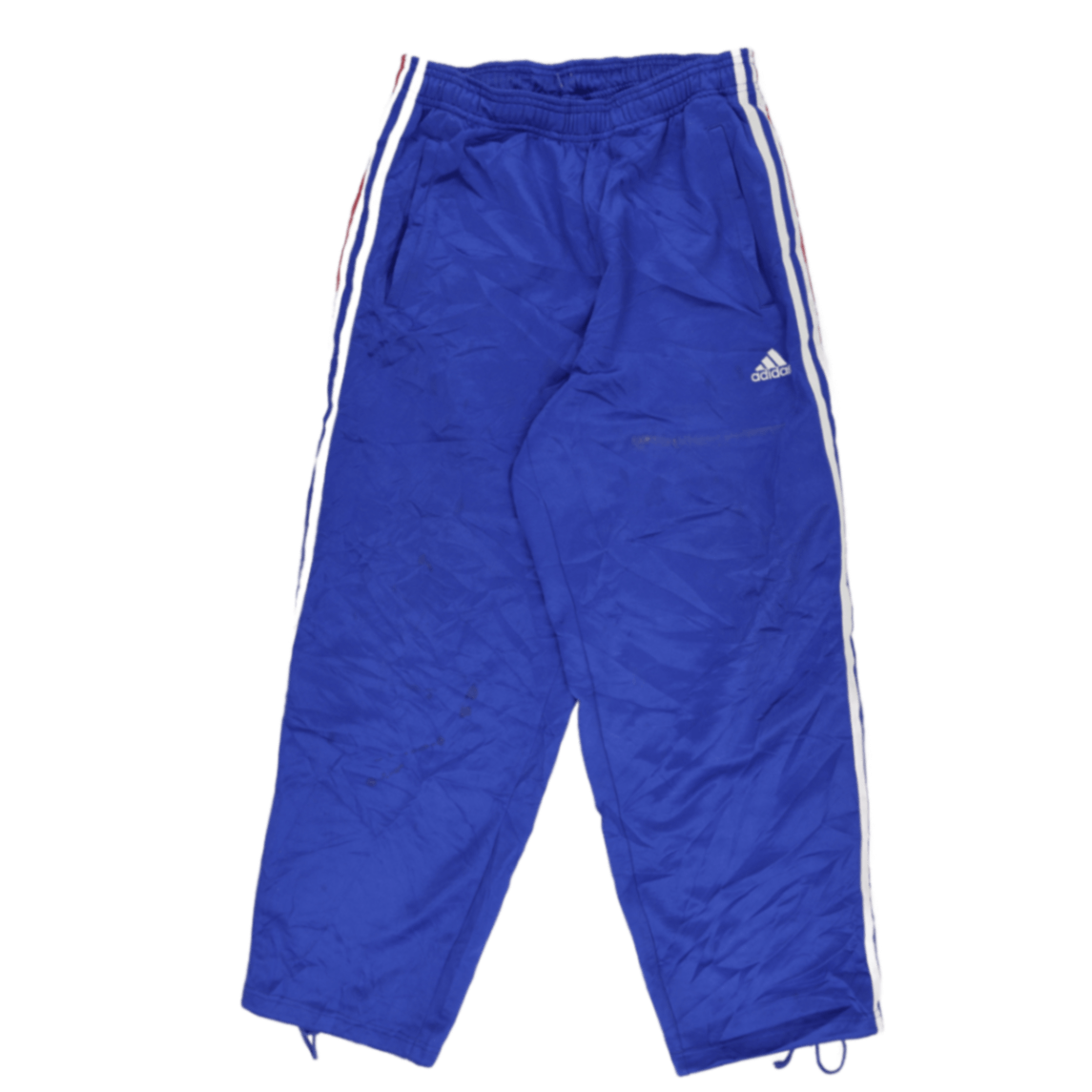 adidas Vintage Track Pants Royal Blue Size M Polyester 90s