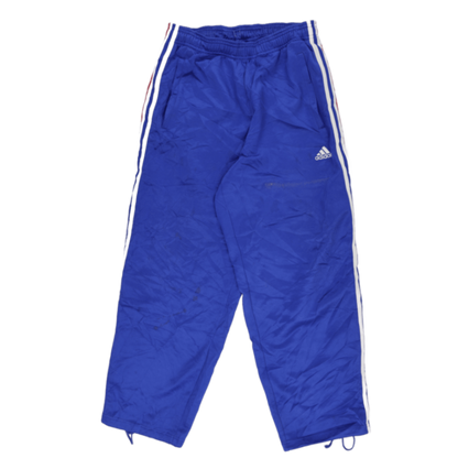 adidas Vintage Track Pants Royal Blue Size M Polyester 90s