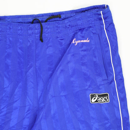 ASICS Oyamada Vintage Blue Track Trousers Size L Polyester