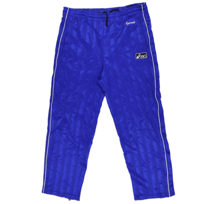 ASICS Oyamada Vintage Blue Track Trousers Size L Polyester