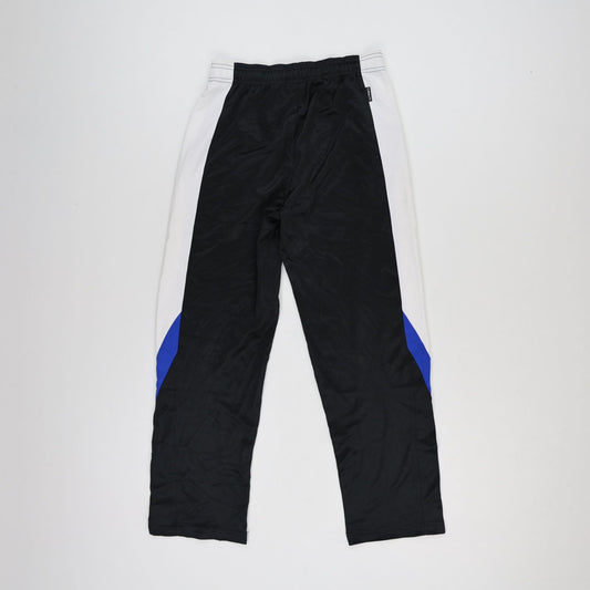 adidas Climalite Black White Blue Track Pants Large 78cm Inseam 42cm Waist Polyester