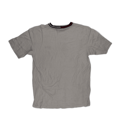Tommy Hilfiger Vintage White Cotton T-Shirt Large Crew Neck Casual Style