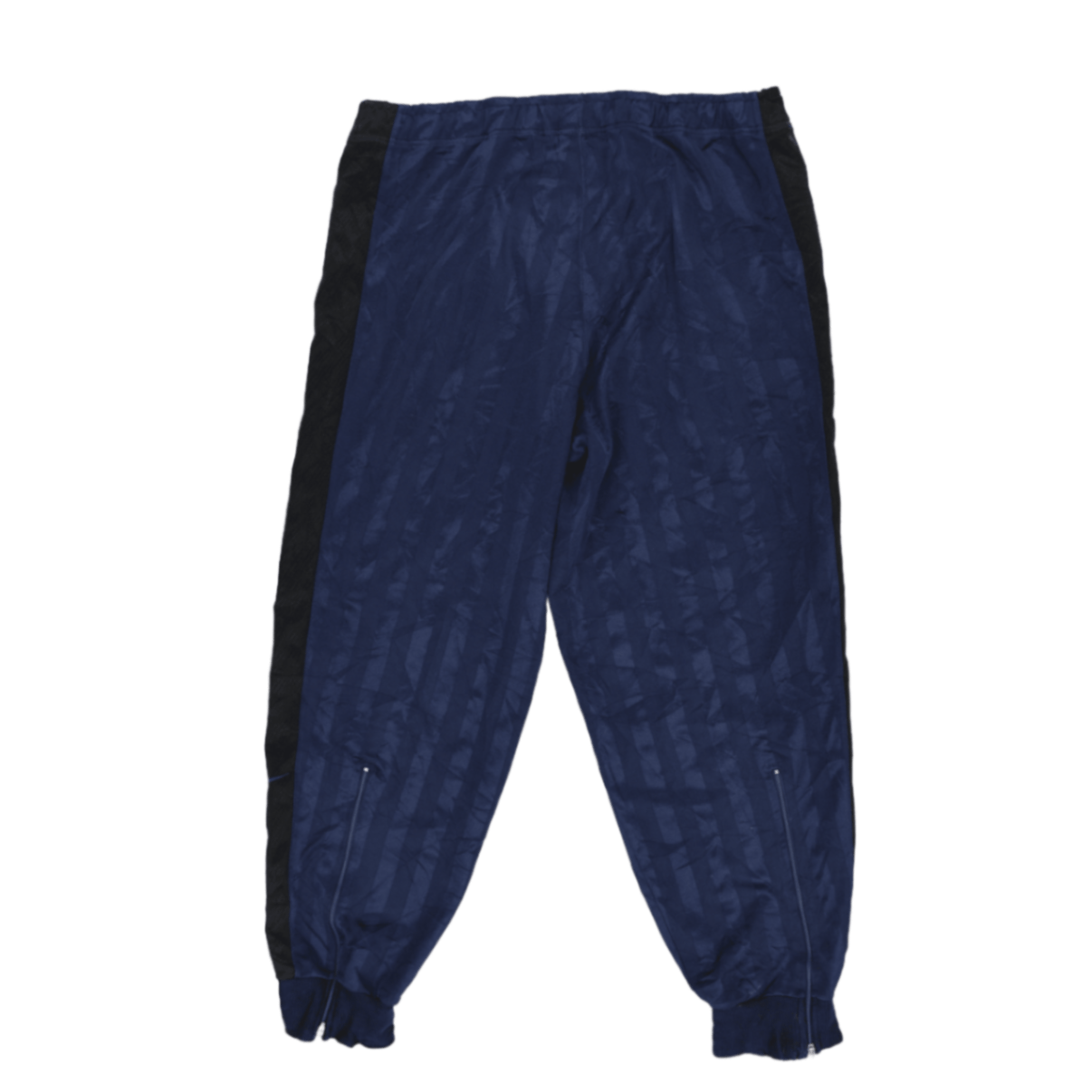 Nike M Watanabe Vintage Track Pants Blue Black Size M Polyester Blend 74cm Inseam 84cm Waist