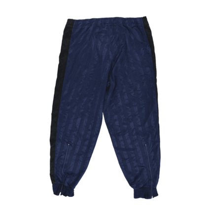 Nike M Watanabe Vintage Track Pants Blue Black Size M Polyester Blend 74cm Inseam 84cm Waist