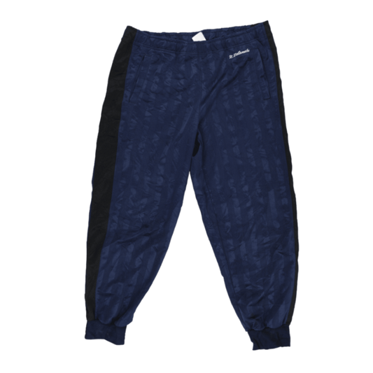 Nike M Watanabe Vintage Track Pants Blue Black Size M Polyester Blend 74cm Inseam 84cm Waist