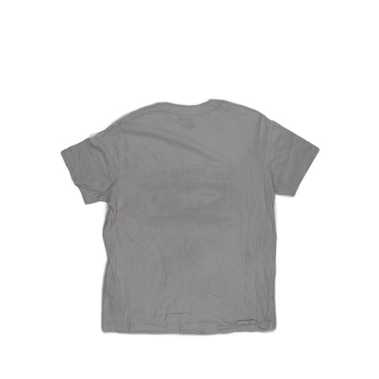 Levi's White Graphic T-Shirt Large Unisex Vintage Cotton Crew Neck