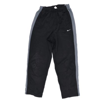 Nike Dri-FIT Black Grey Athletic Track Trousers Size L Polyester