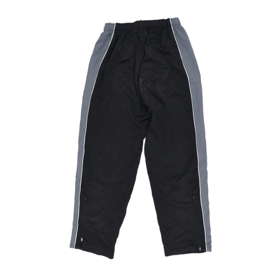 Nike Dri-FIT Black Grey Athletic Track Trousers Size L Polyester