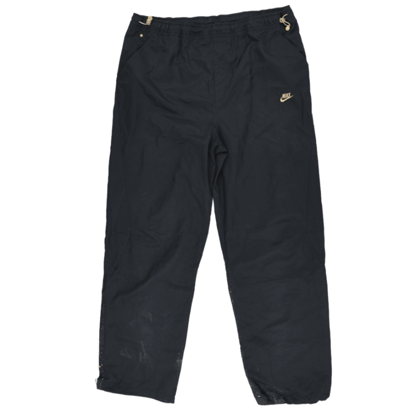 Nike Black Vintage Track Trousers XL Nylon Astronaut Detail